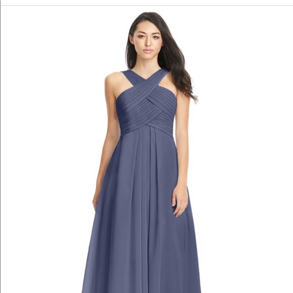 Azazie Dresses & Skirts - Azazie Kayleigh Stormy Gown